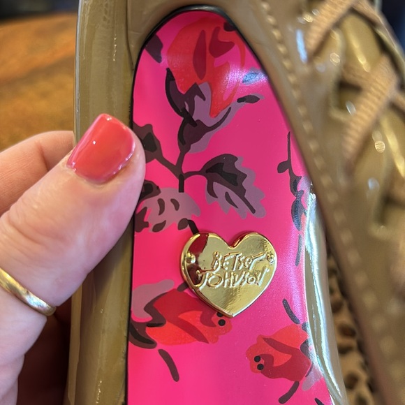 Betsey Johnson Dita Blush Platform Heels - Picture 8 of 10